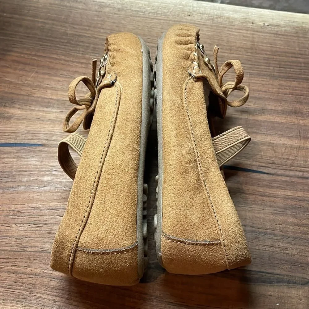 Seychelles Girl's Floral Moccasins - 9 - NWOB